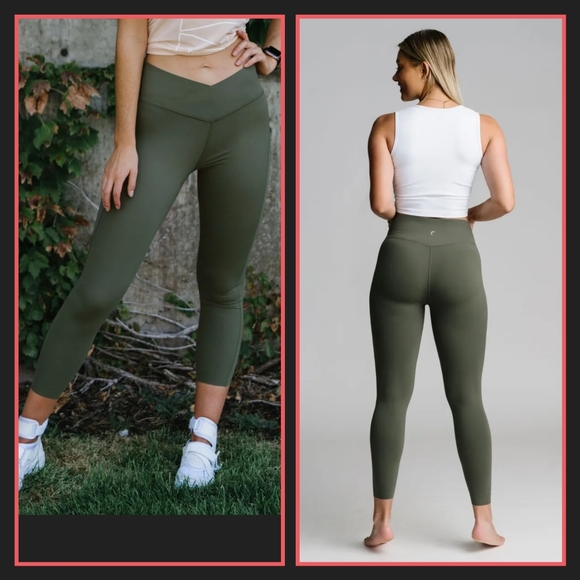ZYIA Pants - Zyia Sage Crossover Leggings